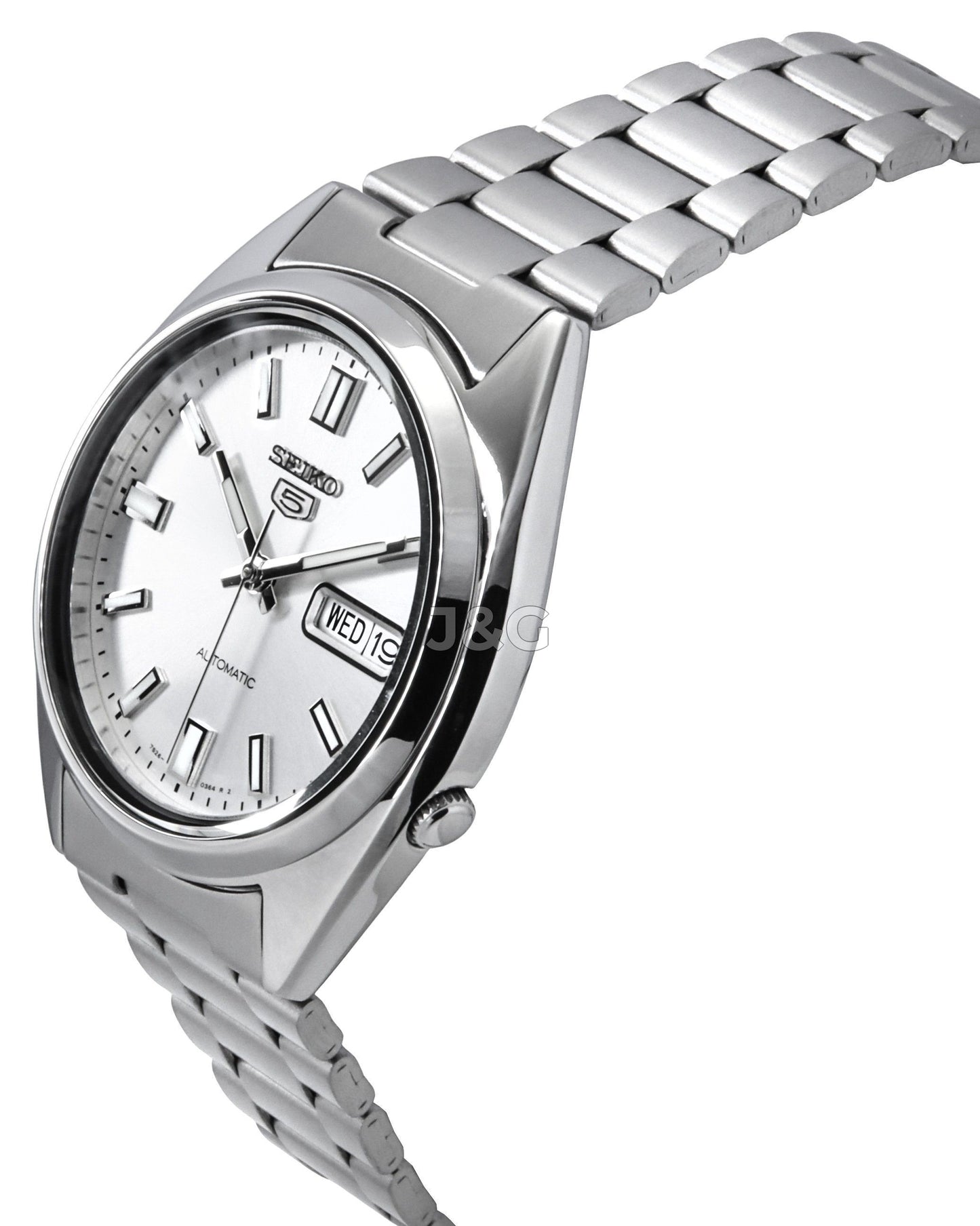 Seiko Automatic movement Blue Stainless steel Male SNXS73K1. A brand-new Seiko watch featuring a Blue dial and a Stainless steel strap. Front view. - view 3