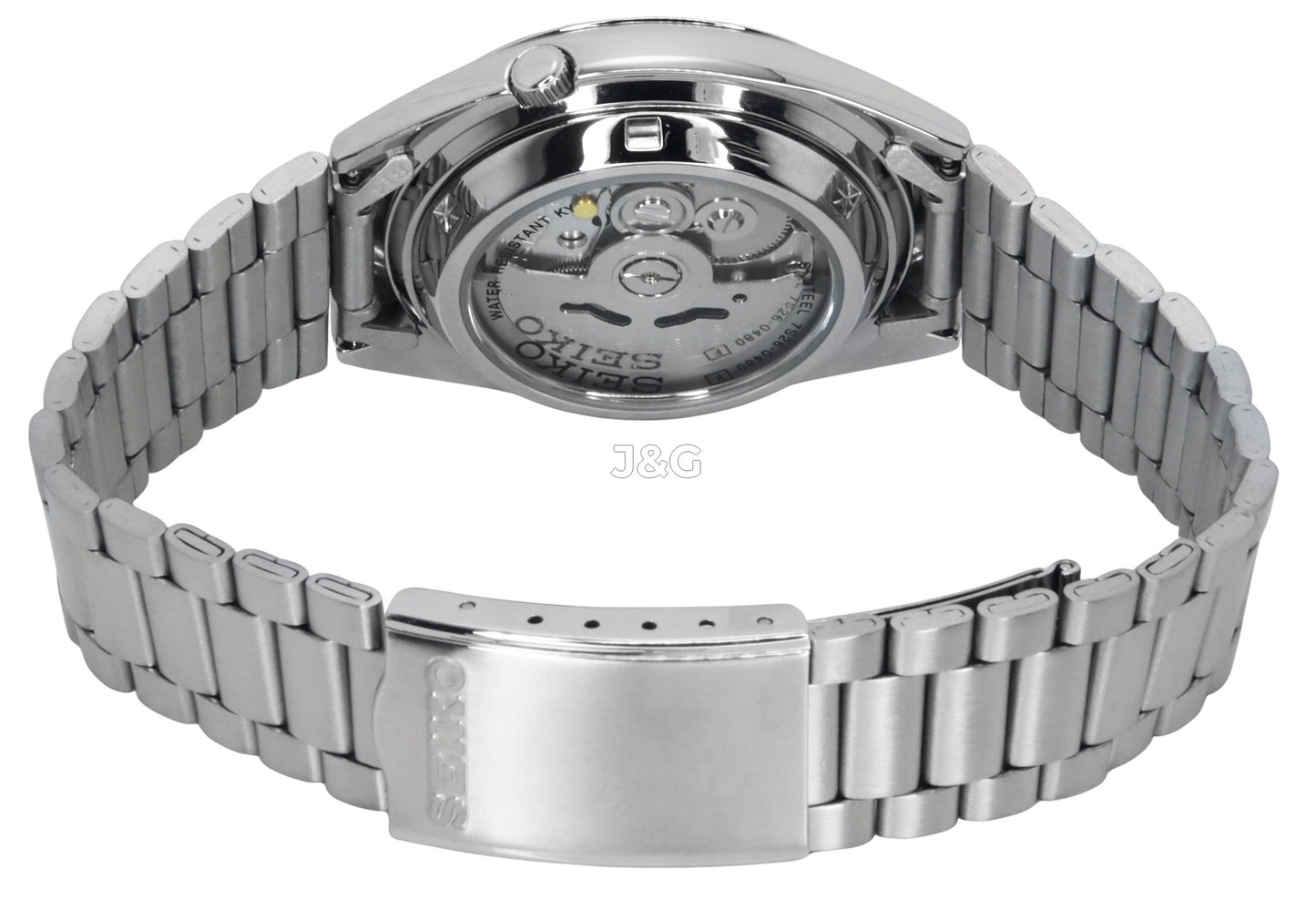 Seiko Automatic movement Blue Stainless steel Male SNXS73K1. A brand-new Seiko watch featuring a Blue dial and a Stainless steel strap. Front view. - view 4