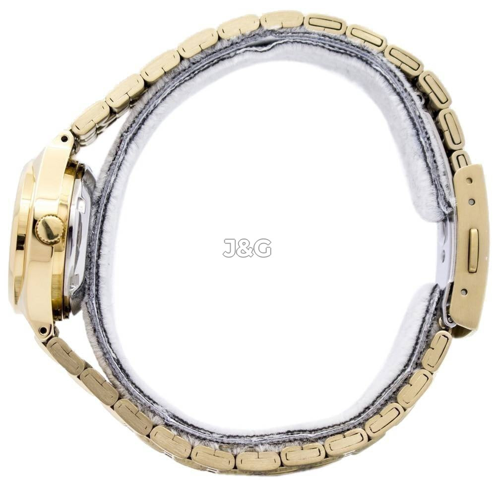 Seiko Automatic movement White Stainless steel Female SYMA06K1. A brand-new Seiko watch featuring a White dial and a Stainless steel strap. Side view. - view 3