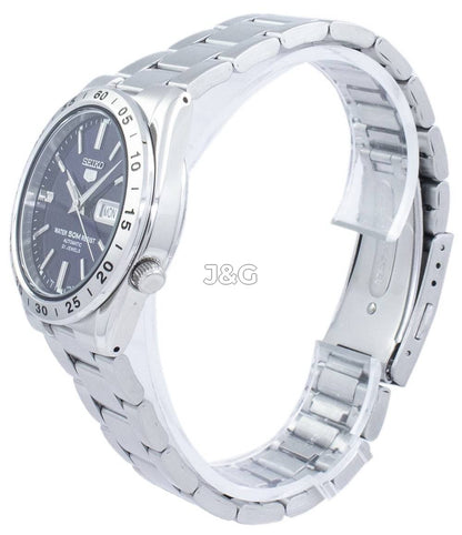 Seiko Automatic movement White Stainless steel Male SNKD99K1. A brand-new Seiko watch featuring a White dial and a Stainless steel strap. Front view. - view 3