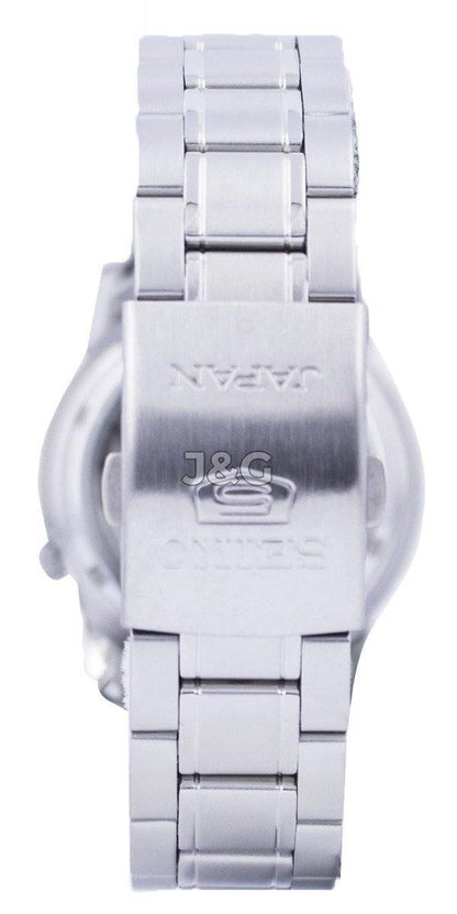 Seiko Automatic movement White Stainless steel Male SNKE53J1. A brand-new Seiko watch featuring a White dial and a Stainless steel strap. Front view. - view 4