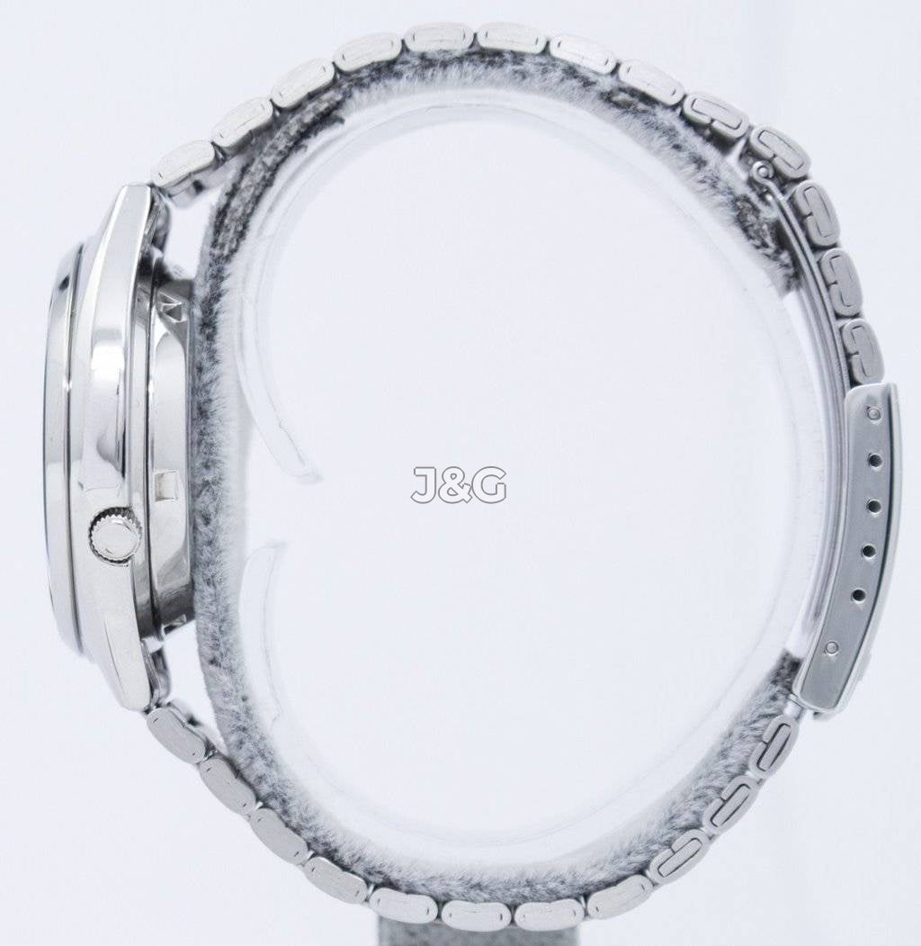 Seiko Automatic movement White Stainless steel Male SNXS77K1. A brand-new Seiko watch featuring a White dial and a Stainless steel strap. Side view. - view 3