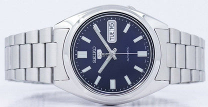 Seiko Automatic movement White Stainless steel Male SNXS77K1. A brand-new Seiko watch featuring a White dial and a Stainless steel strap. Side view. - view 5