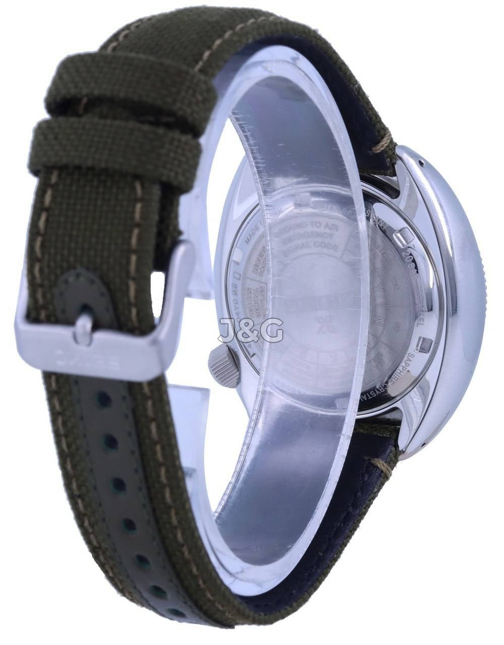 Seiko Prospex Automatic movement Black Stainless steel Male SRPG13J1. A brand-new Seiko Prospex watch featuring a Black dial and a Stainless steel strap. Side view. - view 4