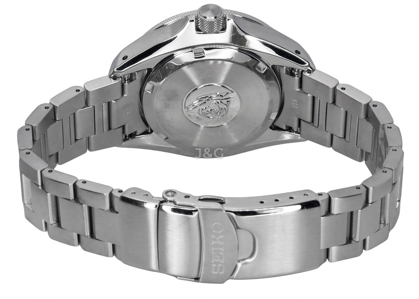 Seiko Prospex Automatic movement Black Stainless steel Male SRPL13K1. A brand-new Seiko Prospex watch featuring a Black dial and a Stainless steel strap. Front view. - view 4