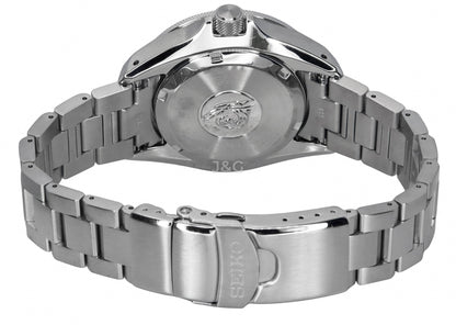 Seiko Prospex Automatic movement Black Stainless steel Male SRPL13K1. A brand-new Seiko Prospex watch featuring a Black dial and a Stainless steel strap. Front view. - view 4