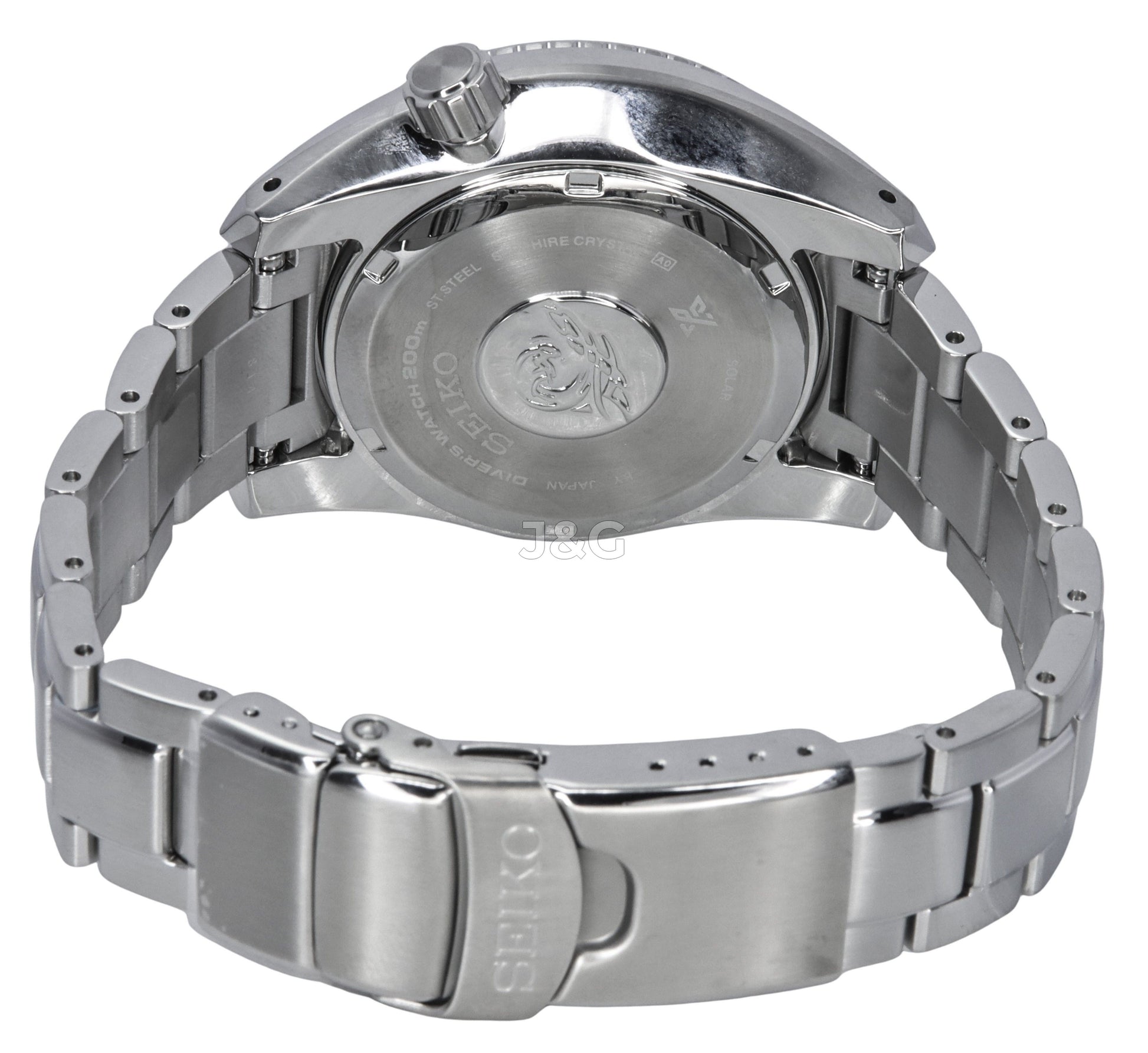 Seiko Prospex Solar powered Blue Male SFK001J1. A brand-new Seiko Prospex watch featuring a Blue dial. Front view. - view 4