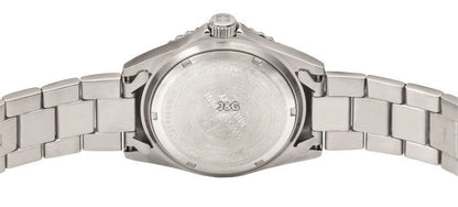 Swiss Alpine Military Master Diver Quartz movement Black Stainless steel Male 7052.1132.-.GW. A brand-new Swiss Alpine Military Master Diver watch featuring a Black dial and a Stainless steel strap. Front view. - view 3