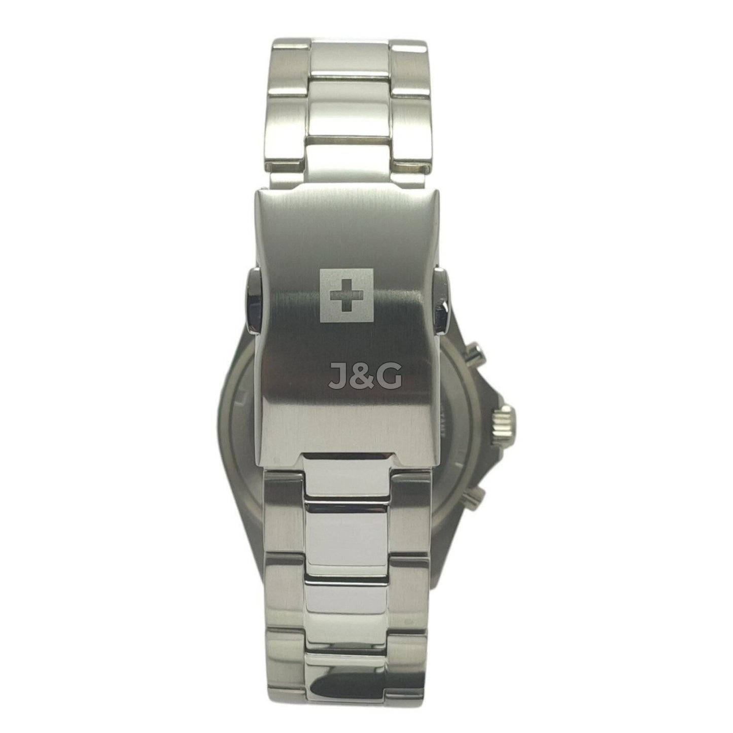 Swiss Alpine Military Master Diver Quartz movement Blue Stainless steel Male 7053.9135.-.GW. A brand-new Swiss Alpine Military Master Diver watch featuring a Blue dial and a Stainless steel strap. Side view. - view 3