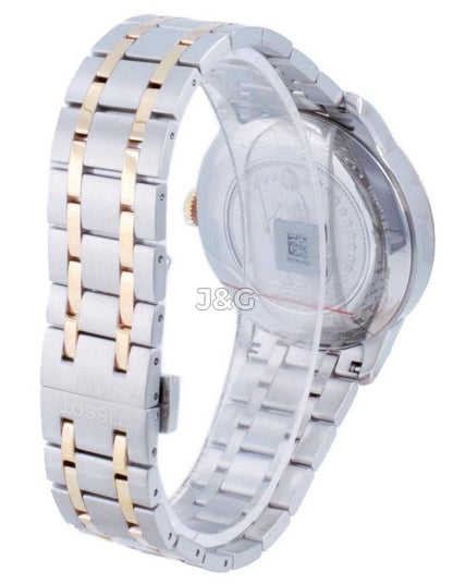 Tissot Automatic movement Black Stainless steel Male T099.407.22.038.01. A brand-new Tissot watch featuring a Black dial and a Stainless steel strap. Side view. - view 3