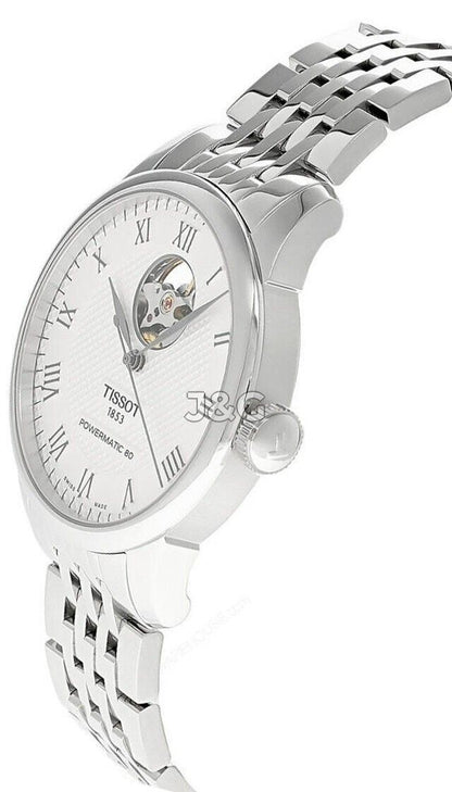 Tissot Automatic movement Silver Male T006.407.11.033.02. A brand-new Tissot watch featuring a Silver dial. Front view. - view 2