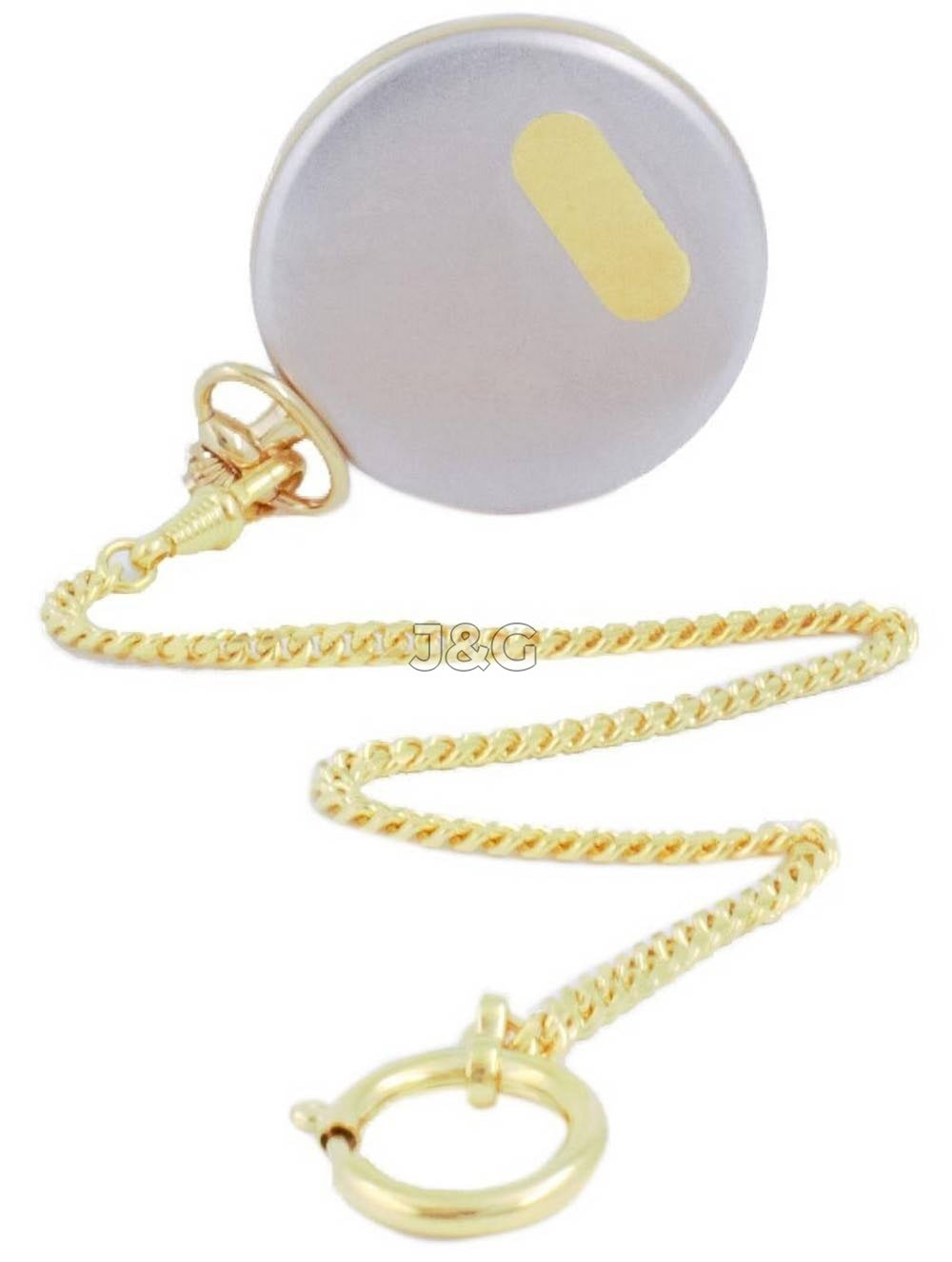 Tissot T-Pocket Quartz movement White Male T83.9.459.32. A brand-new Tissot T-Pocket watch featuring a White dial. Side view. - view 5